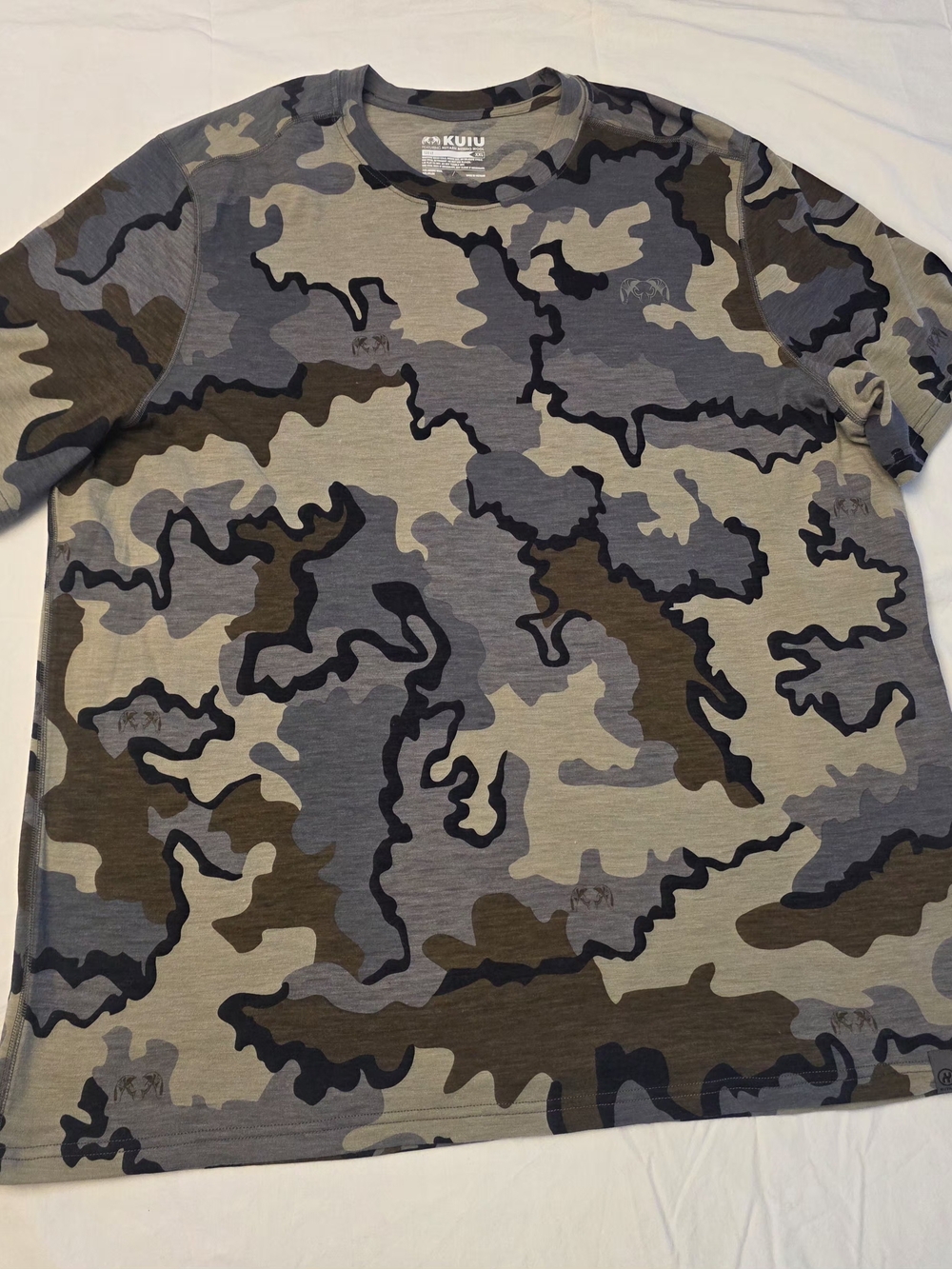 KUIU 120 LT Nuyarn Merino Wool Camo Shirt XXL